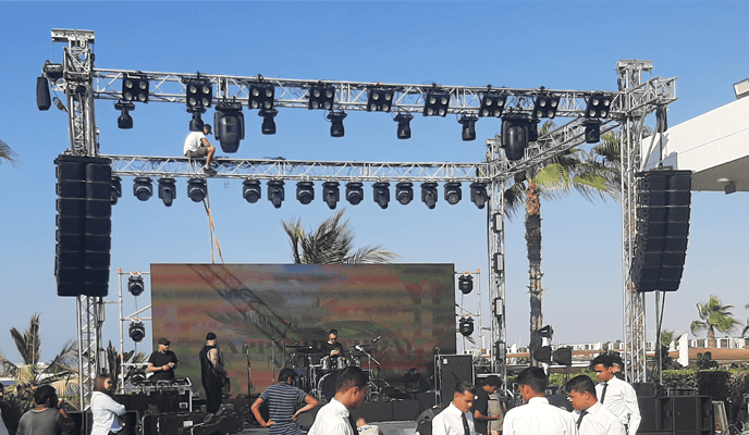 Sound equipment rental in UAE